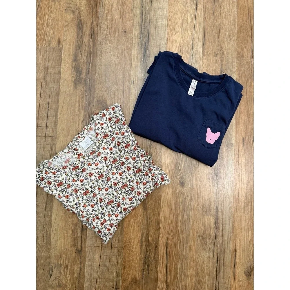 ZARA Girls Floral Blouse 11-12Y‎ + Franki Long Sleeve Top Size 14 Bundle